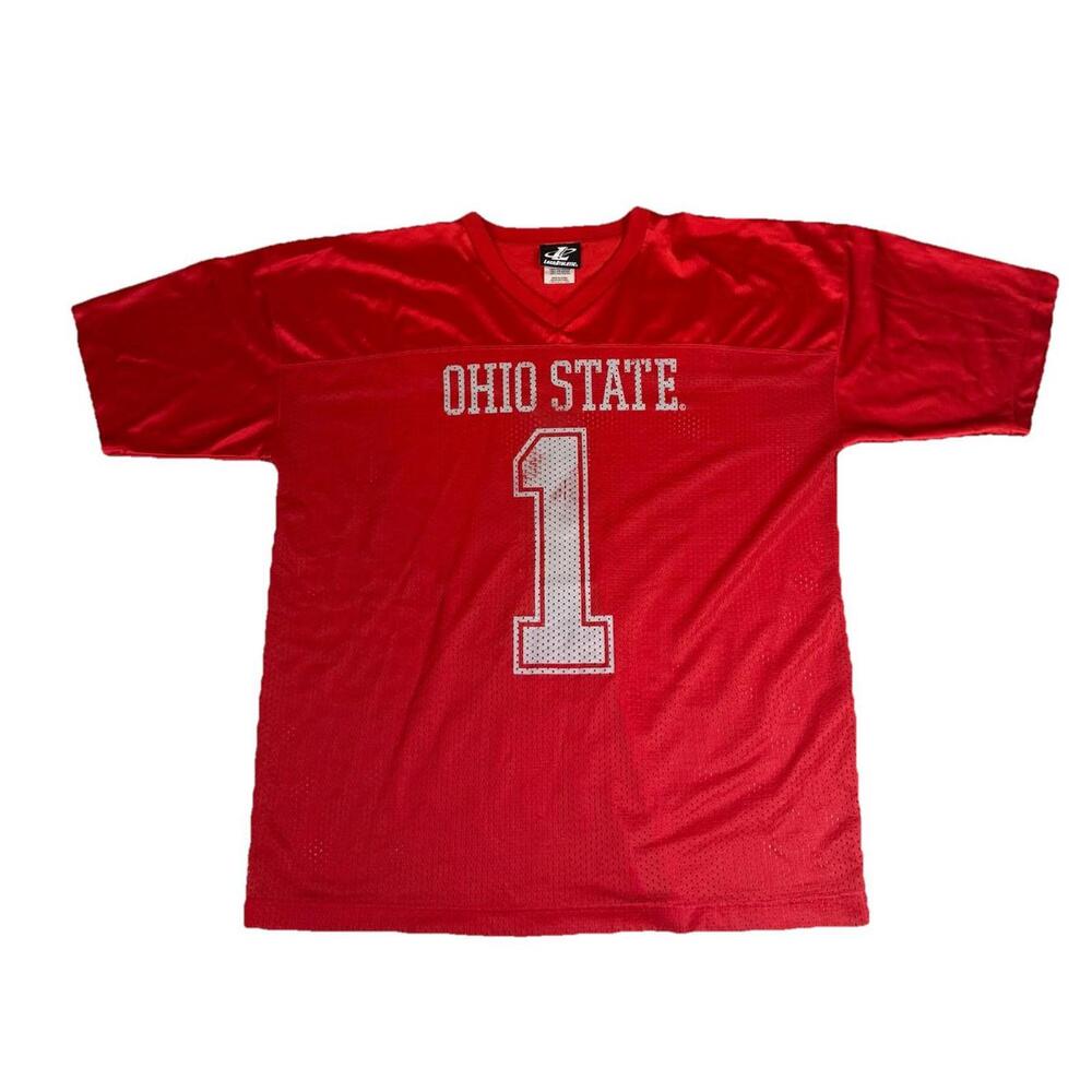 Vintage Logo Athletic Ohio State Football Jersey Polyester‎ Korea #1 Men’s Large